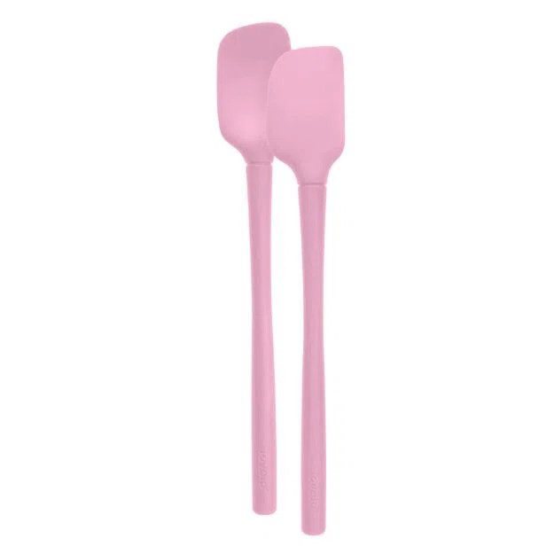 Flex-Core® All Silicone Mini Spatula & Spoonula (Set of 2) - Choose Pink Sorbet or Blue Slate