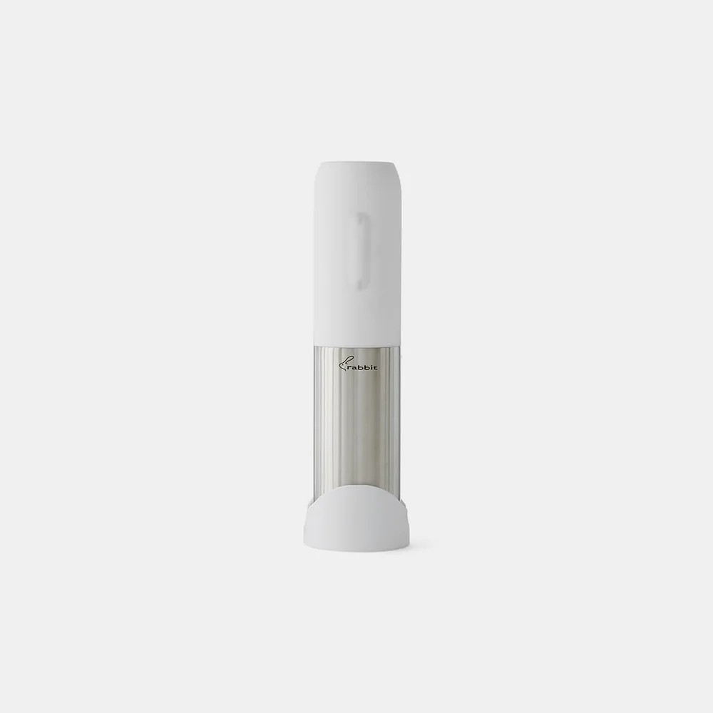 Black electronic corkscrew on a white background