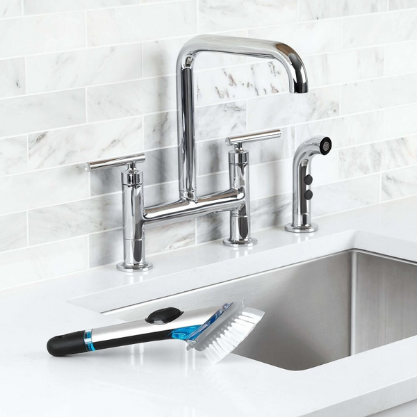 Steel Soap Dispensing Dish Brush Refills