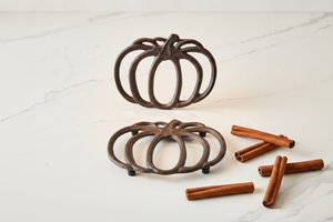 Cast Iron Pumpkin Shaped Trivet