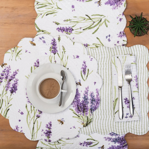 Lavender Fields Round Placemat