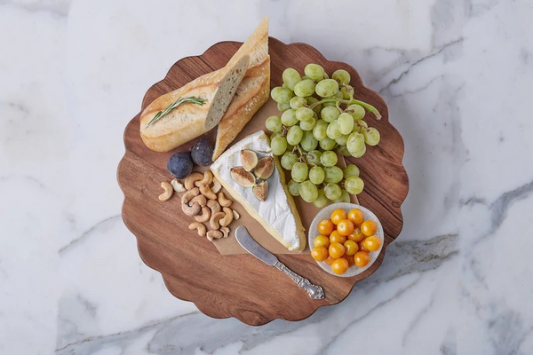 Elegant Scallop Footed Trivet Riser - Choose Small or Large