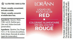 Liquid Gel Food Color Red