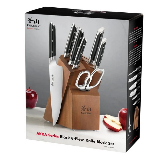 AKKA Series 8-Piece Knife Block Set by Cangshan