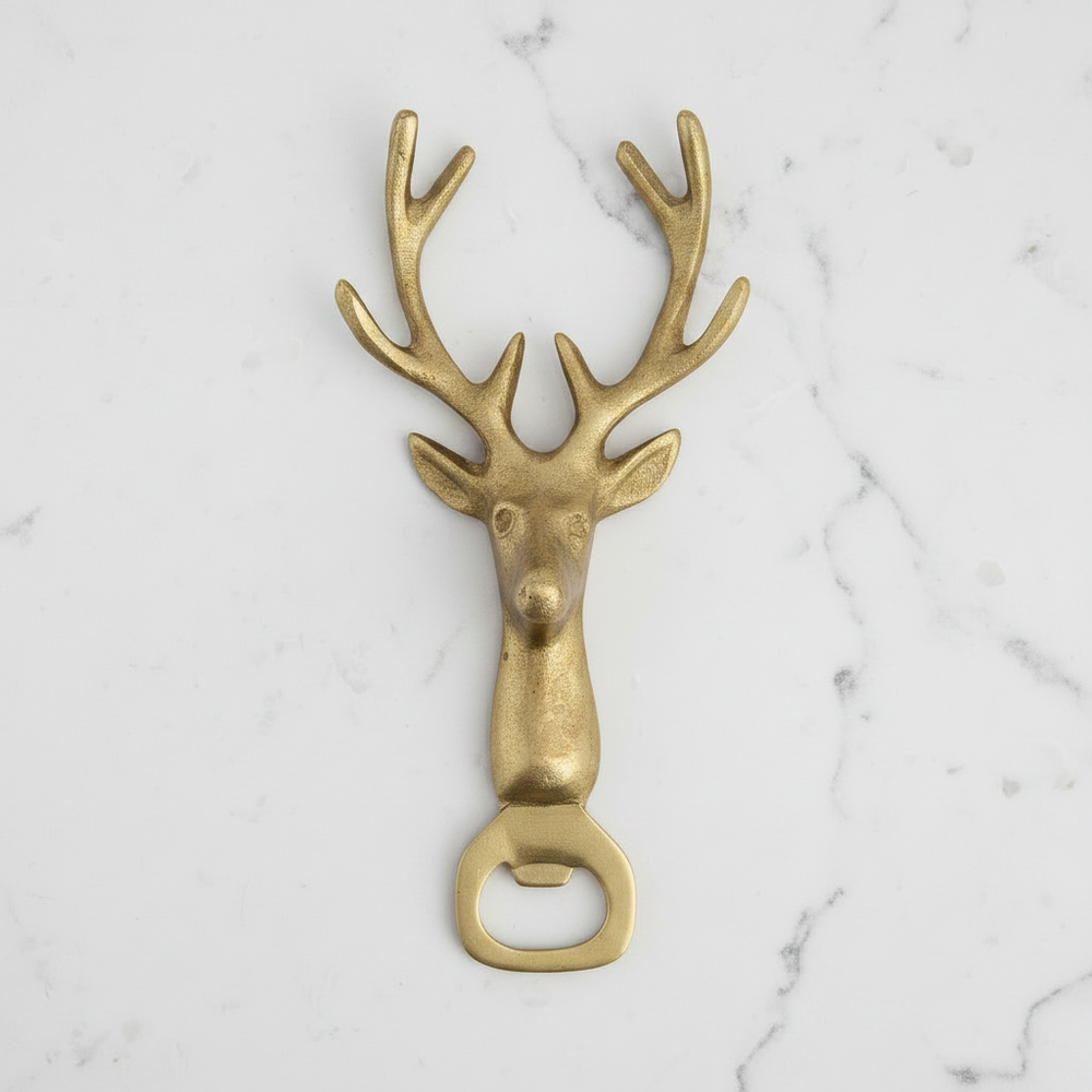 Golden Stag Bottle Opener