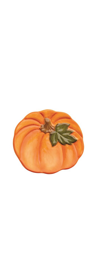 Hand-painted Autumn Stoneware Tidbit Plate - 3 Styles